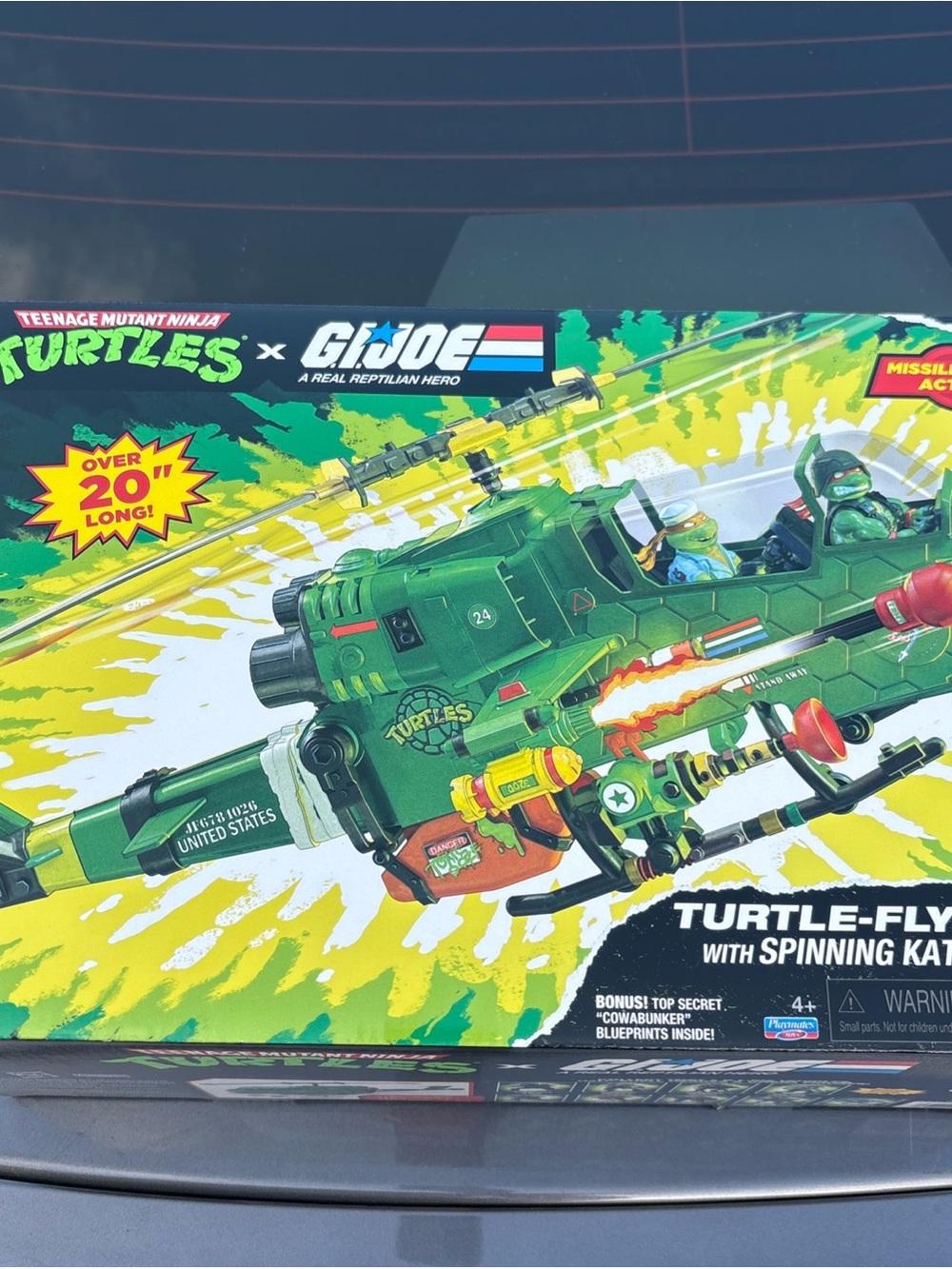 Teenage Mutant Ninja Turtles x G.I. Joe Turtle-Flyer Vehicle — Green